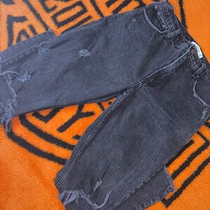 Abercrombie & Fitch Women's Gray Straight Leg Jeans